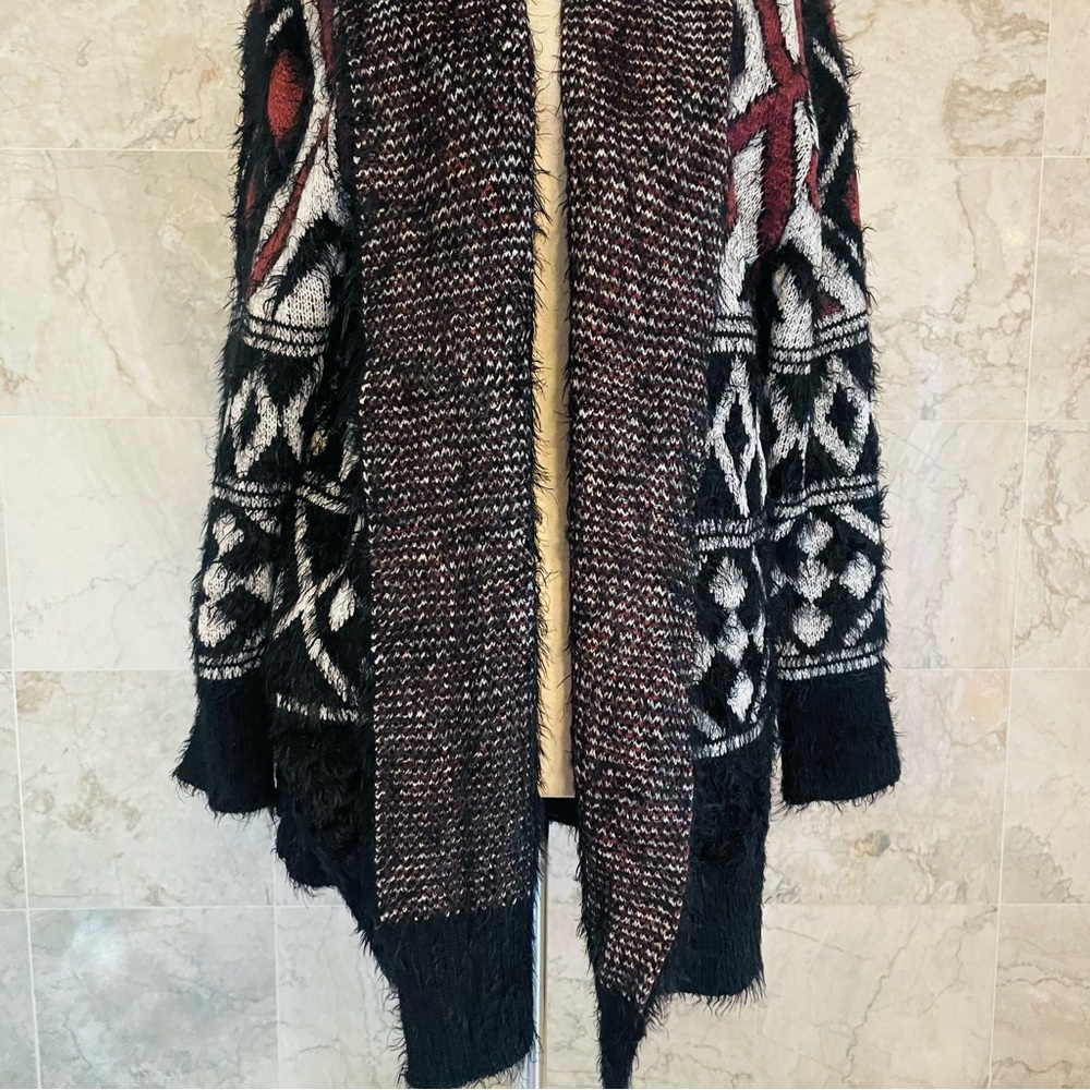 Oliver Aztec Open Front Cardigan - Picture 3 of 8